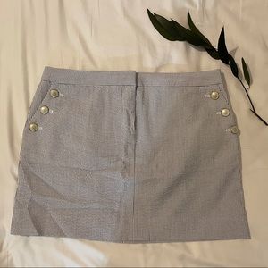 J Crew Seersucker Skirt